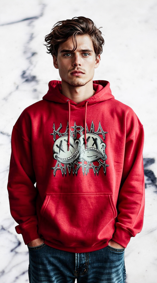 Karma Classic Smiley Face Hoodie